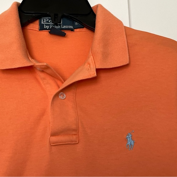 Polo by Ralph Lauren orange polo, EUC. - Picture 2 of 7